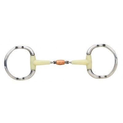 Happy Mouth - Copper Roller Eggbutt Gag - Quail Hollow Tack