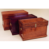 Horse Fare - Medium Deluxe Wood Tack Trunk - Quail Hollow Tack