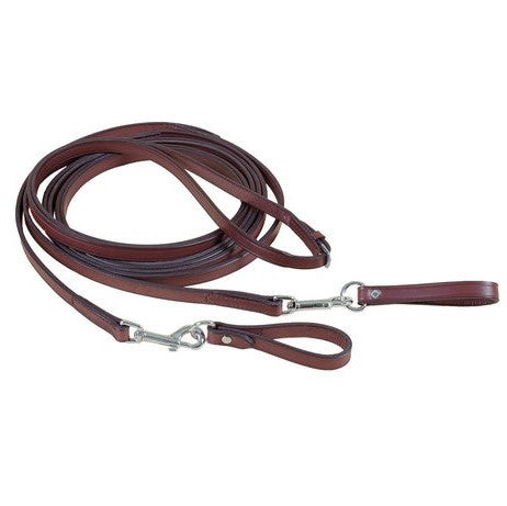 Tory Leather - Draw Reins With Loops And Buckles - Quail Hollow Tack