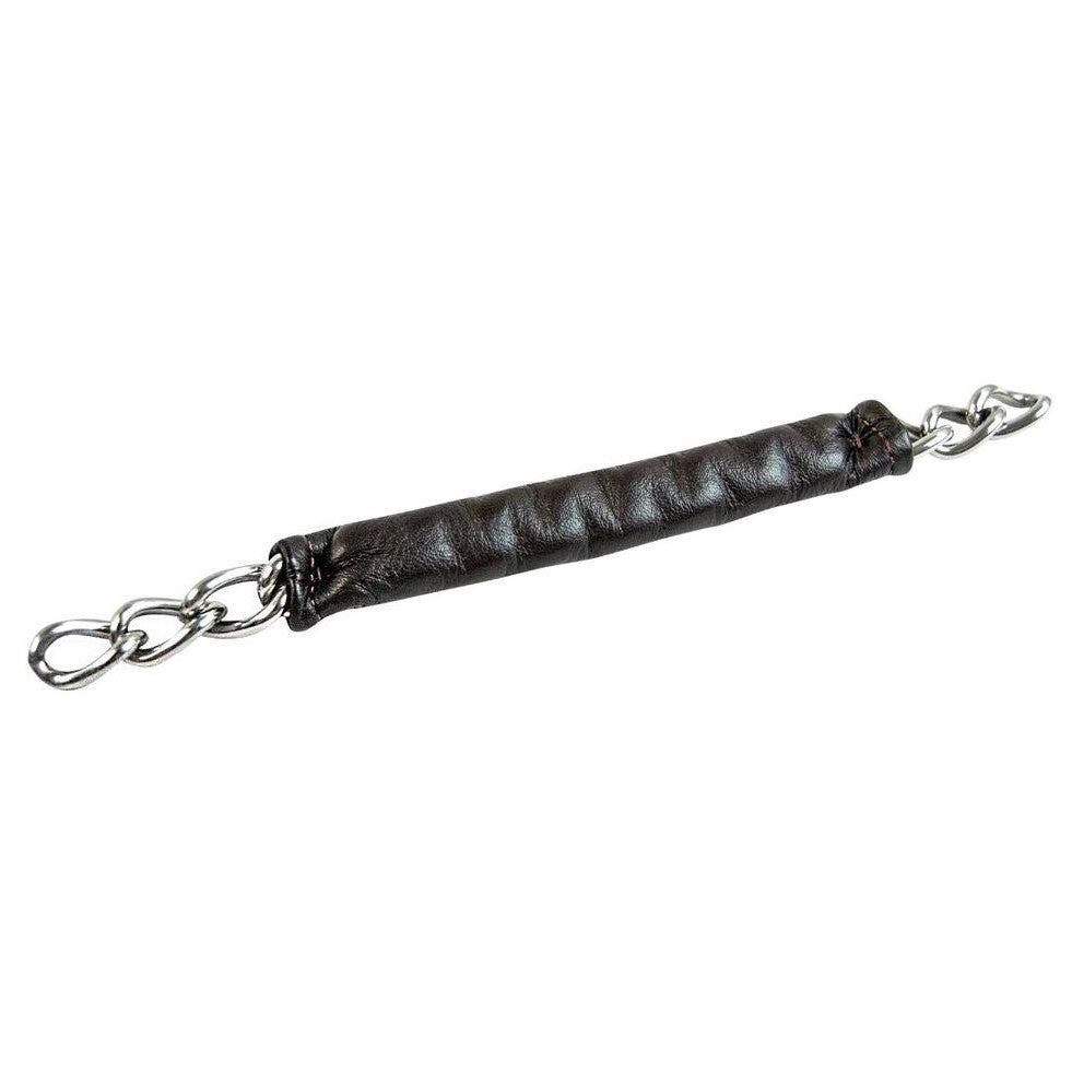Walsh - Leather Covered Curb Chain - Quail Hollow Tack