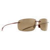 Maui Jim - Breakwall Rimless Polarized Sunglasses - Rootbeer - Quail Hollow Tack