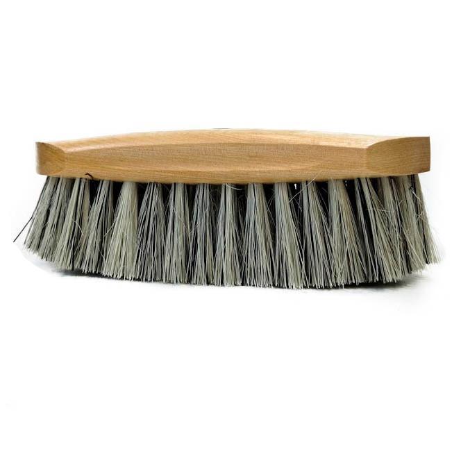 Champion and Hill - Medium Stiff Grey English Brush - Quail Hollow Tack