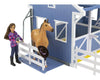Deluxe Country Stable with Horse and Wash Stall