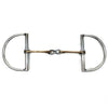 Equusport - D Ring Figure 8 Bit - Brass - Quail Hollow Tack