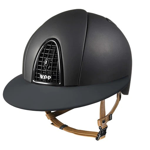 Cromo Black Matt Polo Visor Helmet