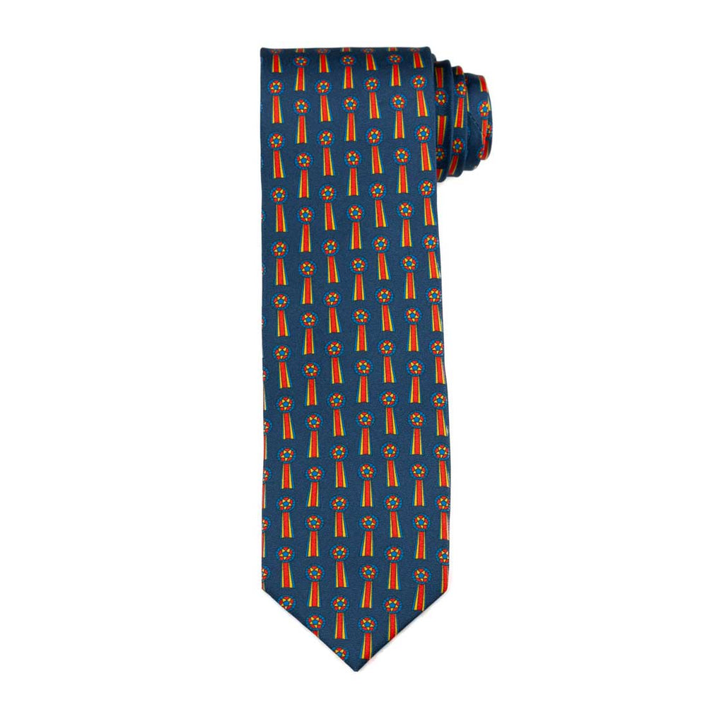 Essex Classics - Tri-Color Ribbon Men's Necktie - Quail Hollow Tack