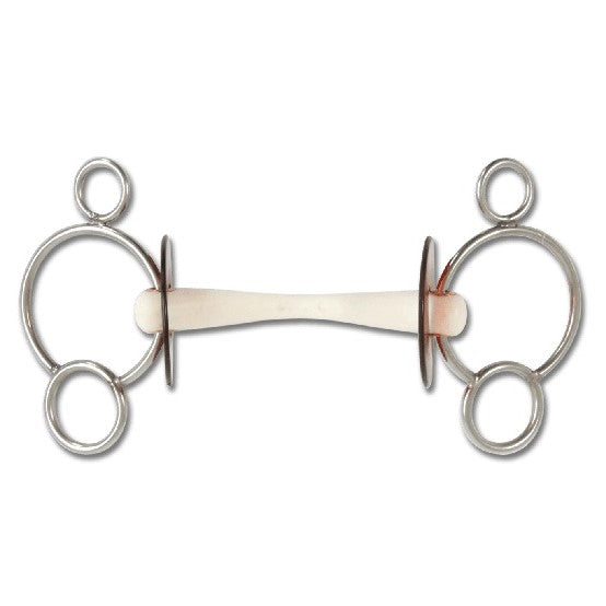 Nathe - 2 Ring Gag - Quail Hollow Tack