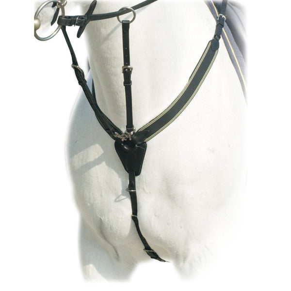 Prestige Italy - Elastic Breastplate with Running Attachment - Quail Hollow Tack
