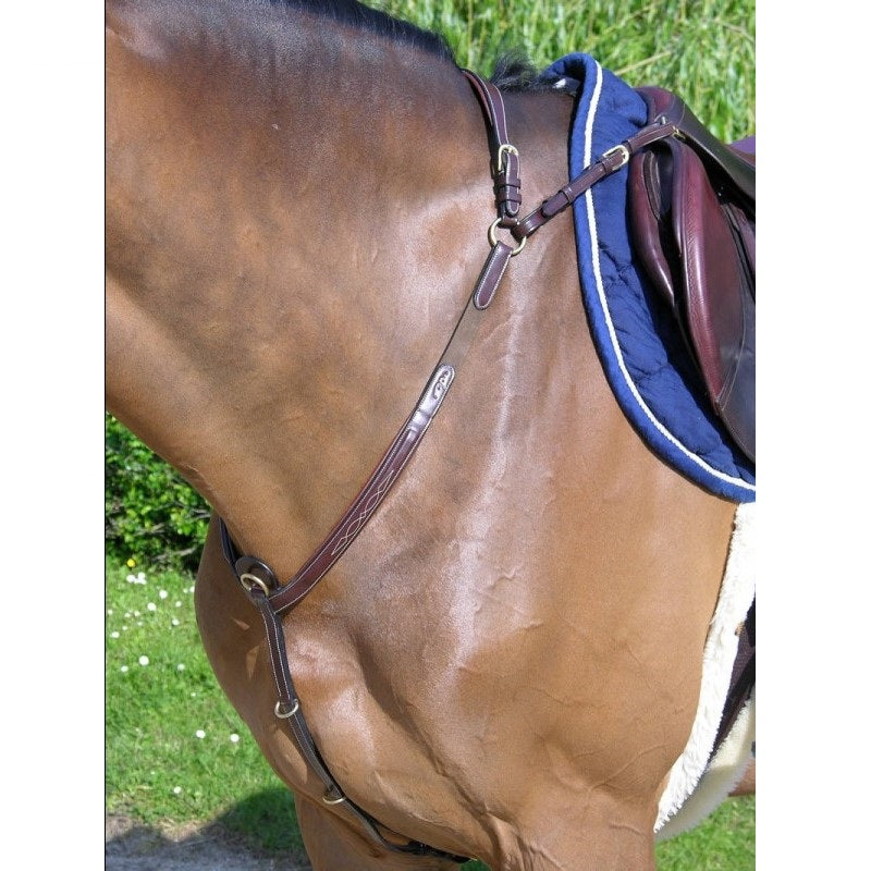 Dy'on - Breastplate with Bridge - Quail Hollow Tack
